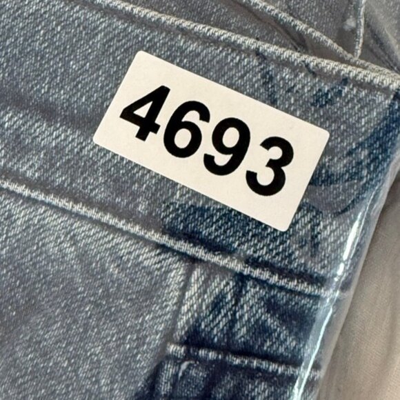 AYR The Secret Sauce Wide Leg Jeans Blue Wash Size 27S Comfort Stretch Boho Lux - Picture 13 of 13